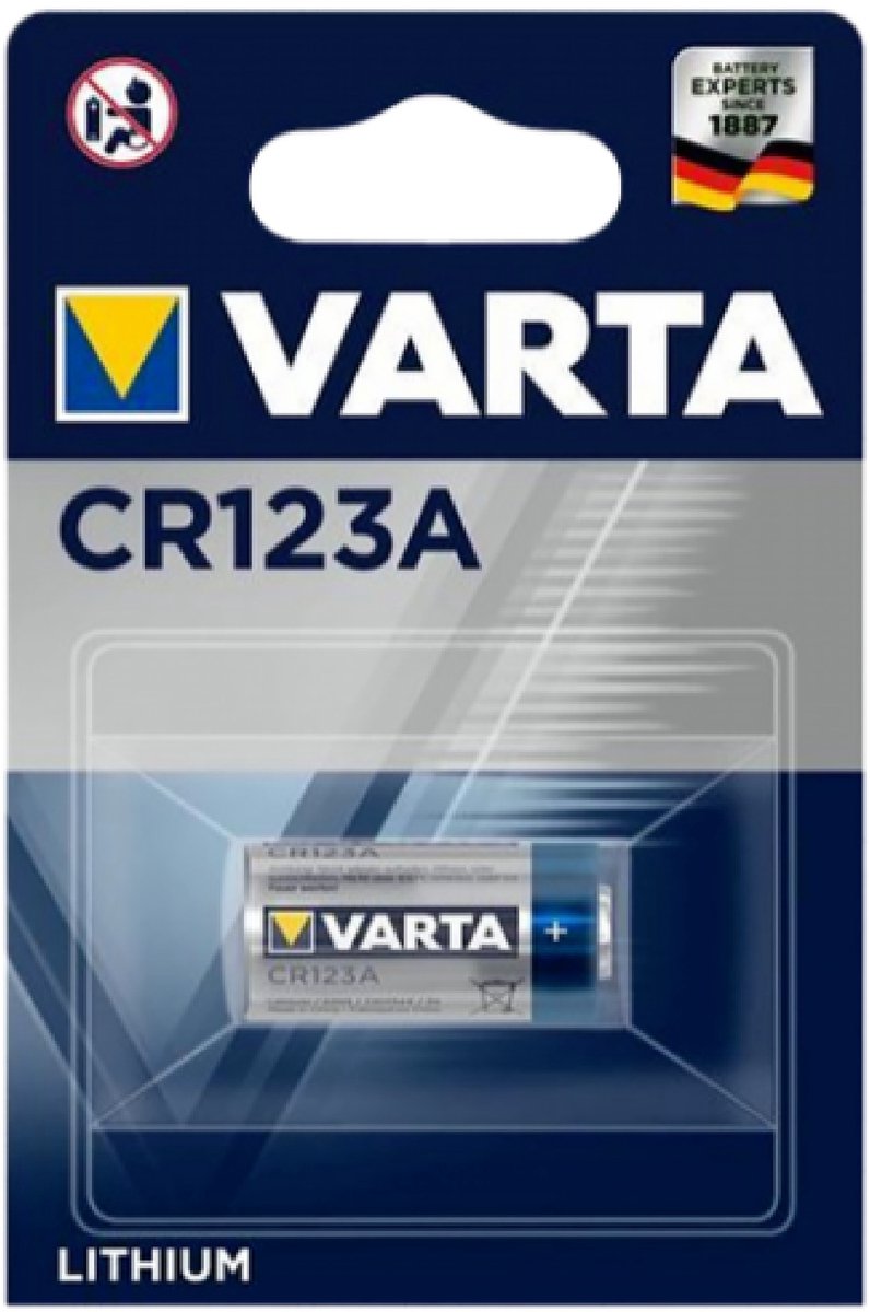 Varta Litiumbatteri CR123A 1-pack