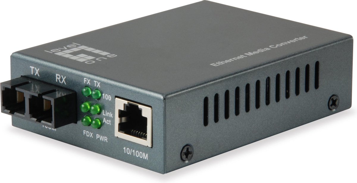 LevelOne FVT-1101 - fibre media converter - 10Mb LAN 100Mb LAN