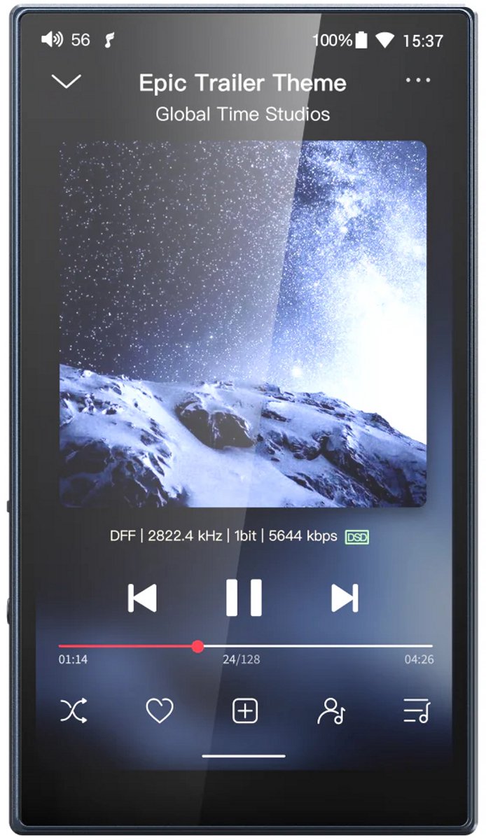 FiiO M21 - Lossless Music Player - Dark Blue - 64 GB