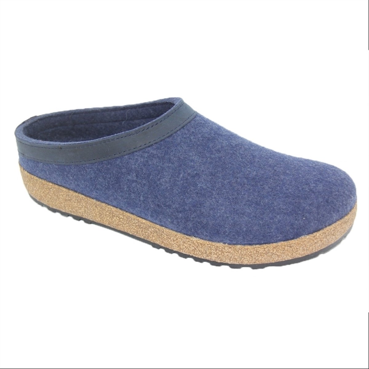 Clogs Haflinger in feltro colore jeans - ciabatta misura 46