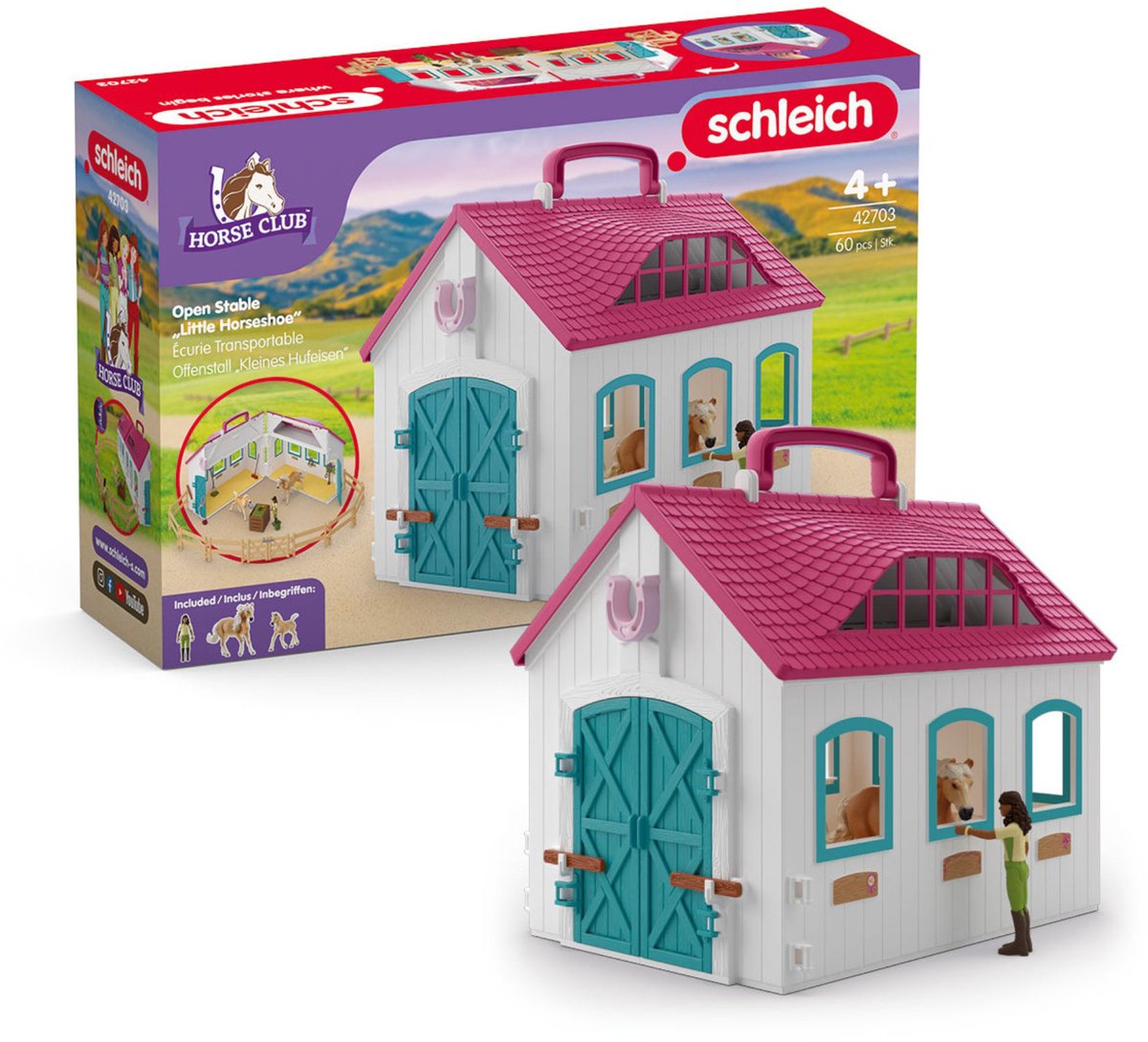 Schleich Öppet stall Lilla hästsko