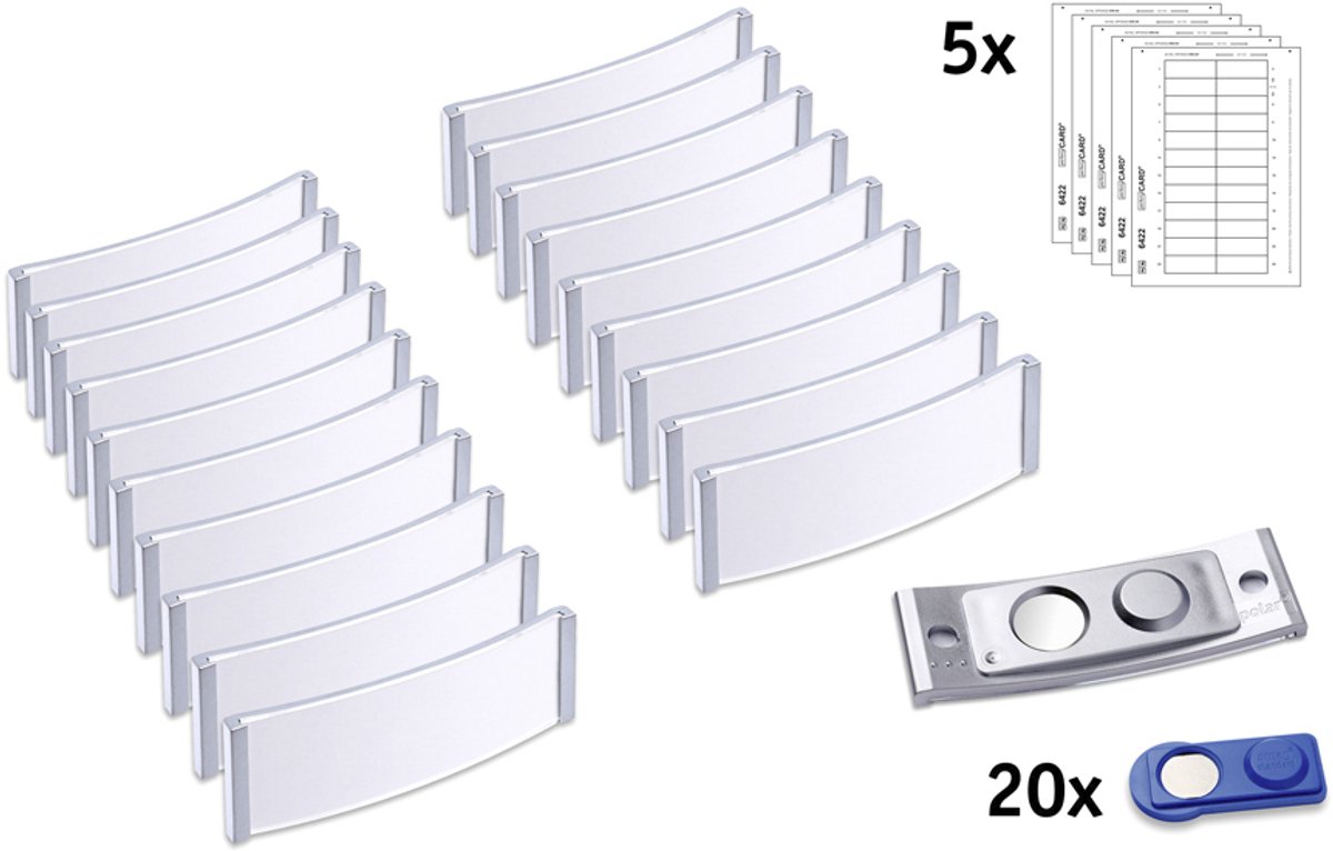Avery-Zweckform POL20MA66-20DR Navneskilt (B x H) 68 mm x 22 mm 20 stk