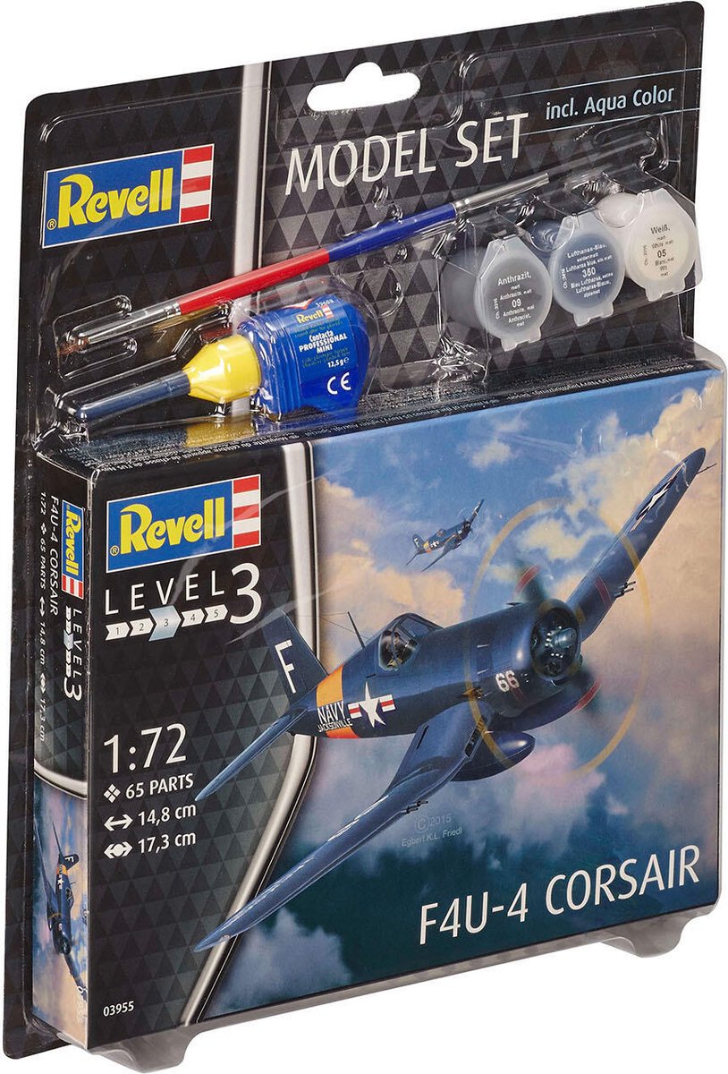 Revell Model Set F4U-4 Corsair Fighter