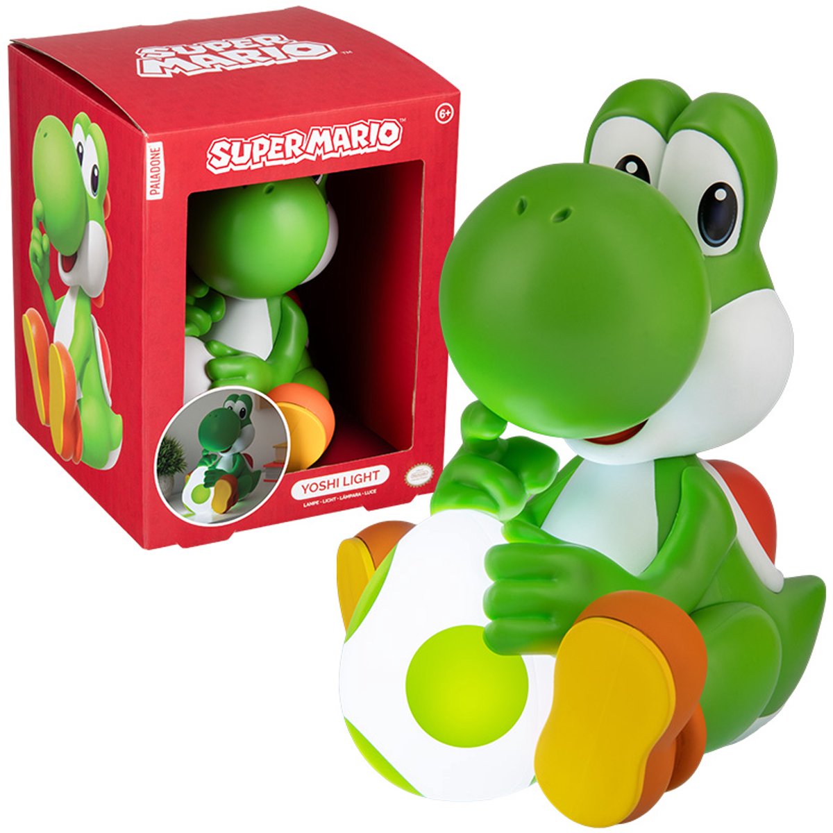 Paladone - Super Mario - Yoshi GloBuddies - Lampa