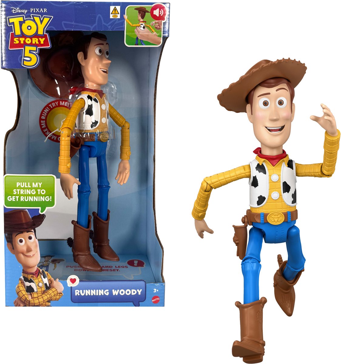 Pixar Toy Story 5 - 30cm Feature Running Woody (ENG)