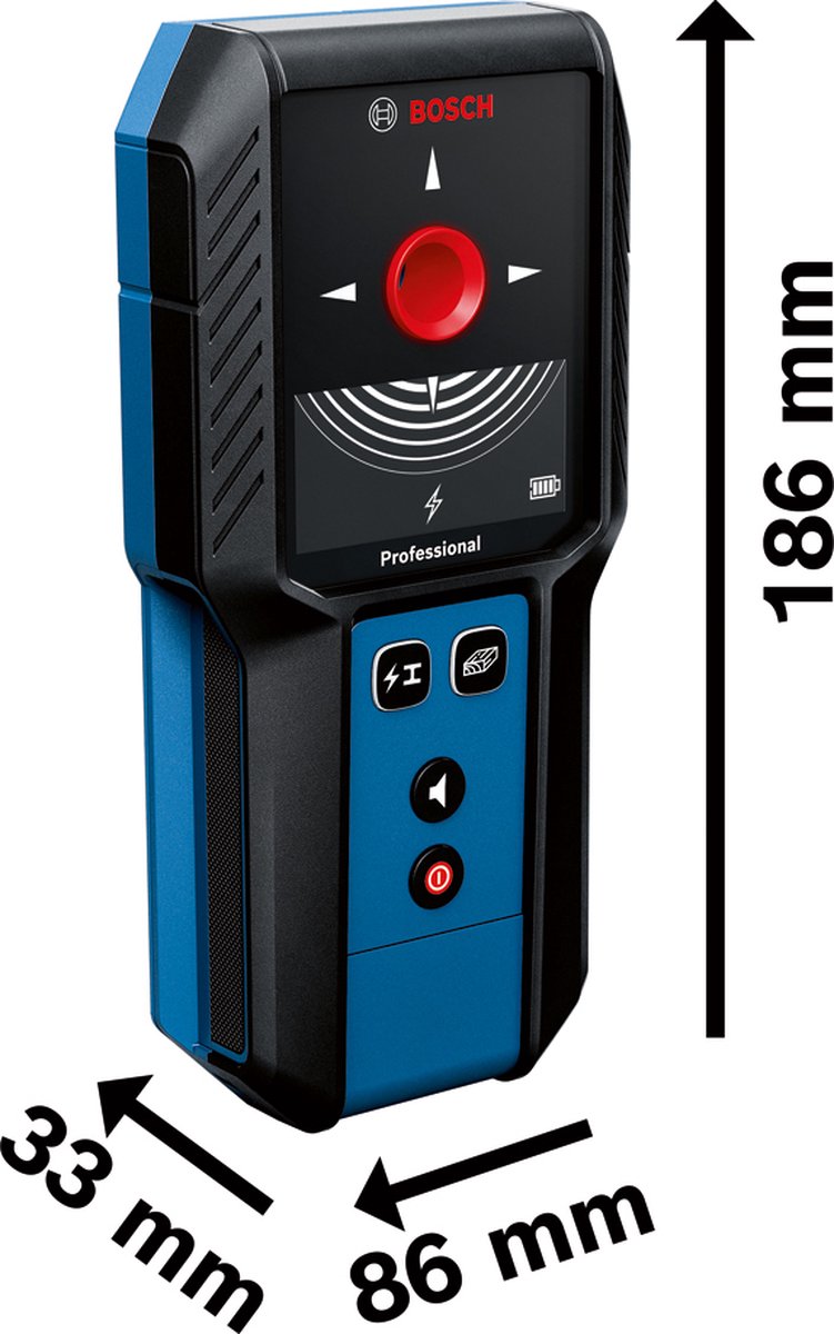 Bosch Professional GMS 120-27 Ledningssøger Ledningsfølger
