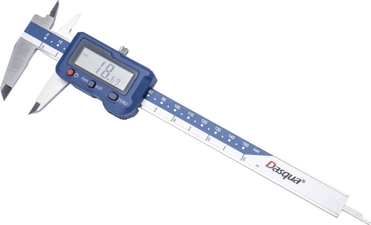 Dasqua 2000-2005 Skydelære Måleområde (max.): 150 mm 1 stk