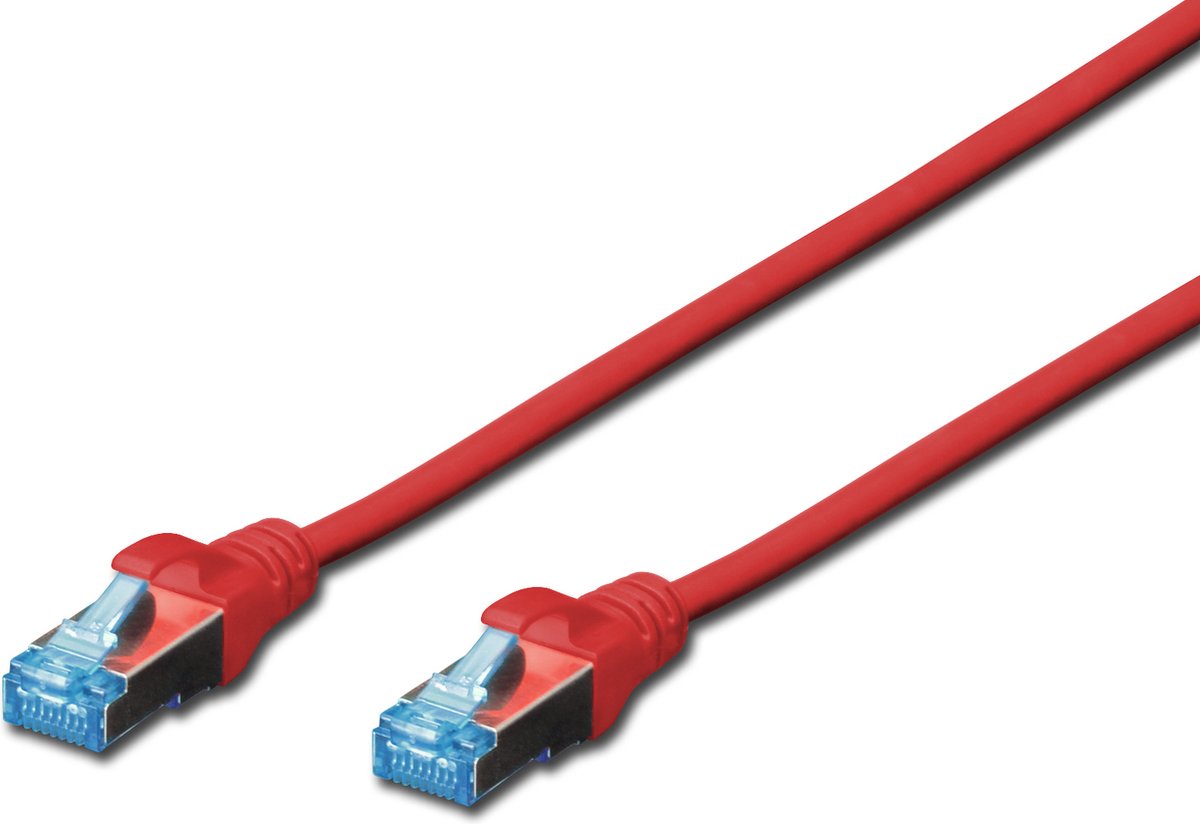 DIGITUS CAT 5e SF-UTP - 2m - Röd - 2m