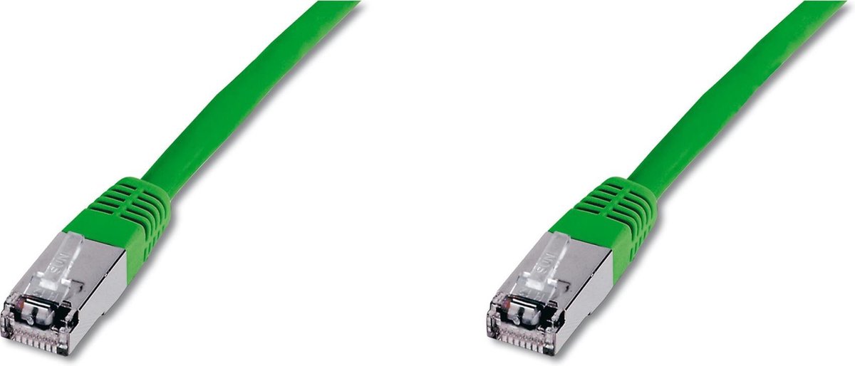 DIGITUS Premium - patch cable - 0.5 m - green - Grön - 0.5m