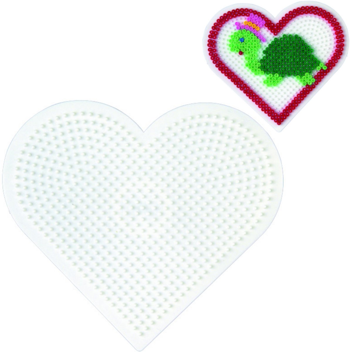 Hama Ironing Beads Heart Pegboard-Large