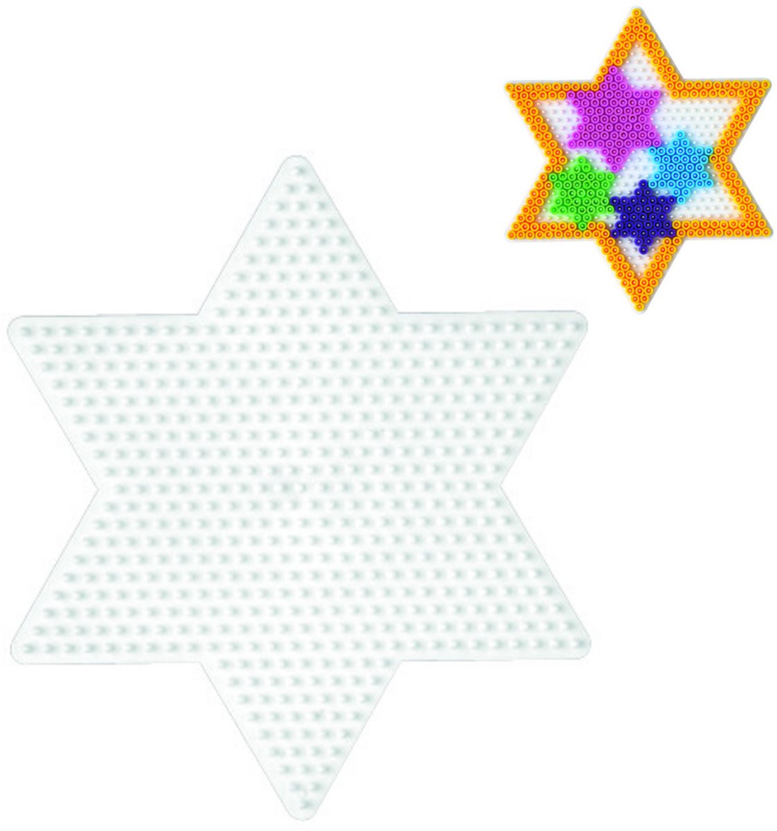 Hama Ironing Beads Star Pegboard-Large