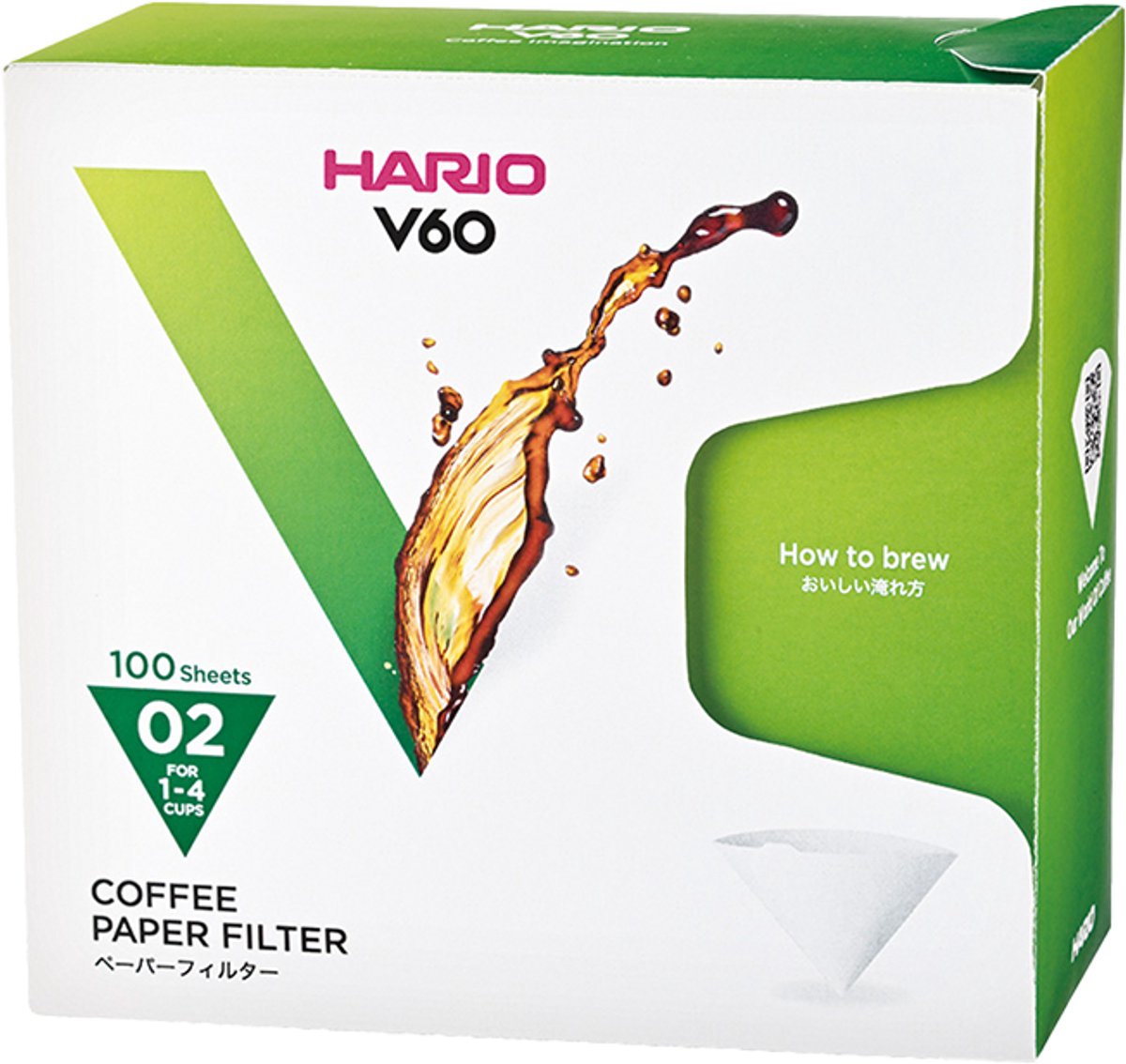 Vita pappersfilter Hario Misarashi V60-2