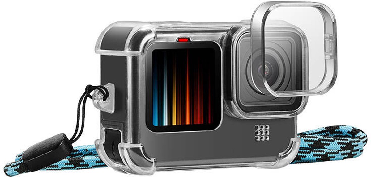 Puluz Case with Lens Cap and Neck Strap for GoPro Hero 9 / 10 / 11
