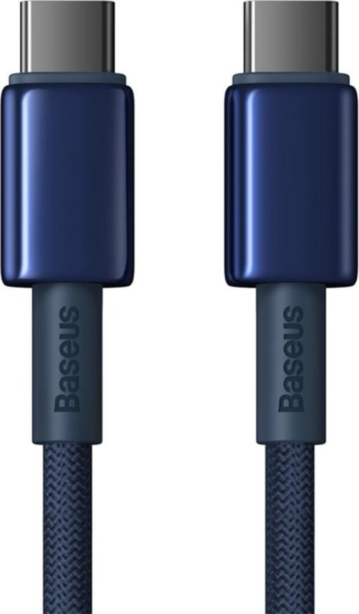 Baseus Tungsten Gold USB-C to USB-C cable 100W 2m (blue)
