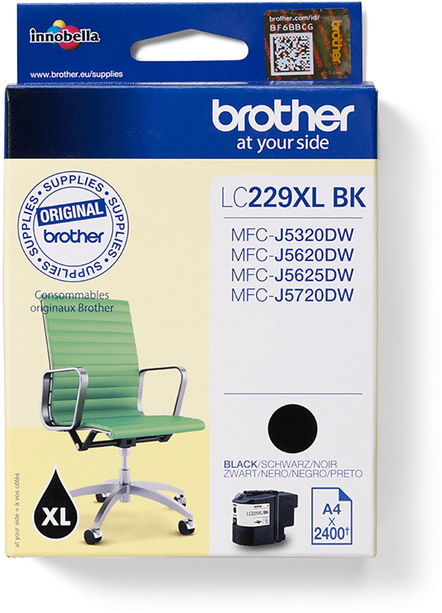 Brother LC 229XLBK / LC229XLBK - Black Ink - High Capacity