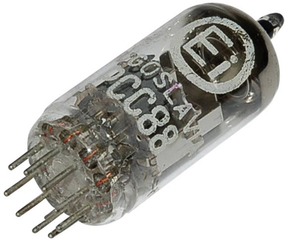 BTB Vertrieb PCC 88 = 7 DJ 8 Elektronrør Dobbelttriode 90 V 15 mA Poltal: 9 Sokkeltype: Noval Indhold 1 stk