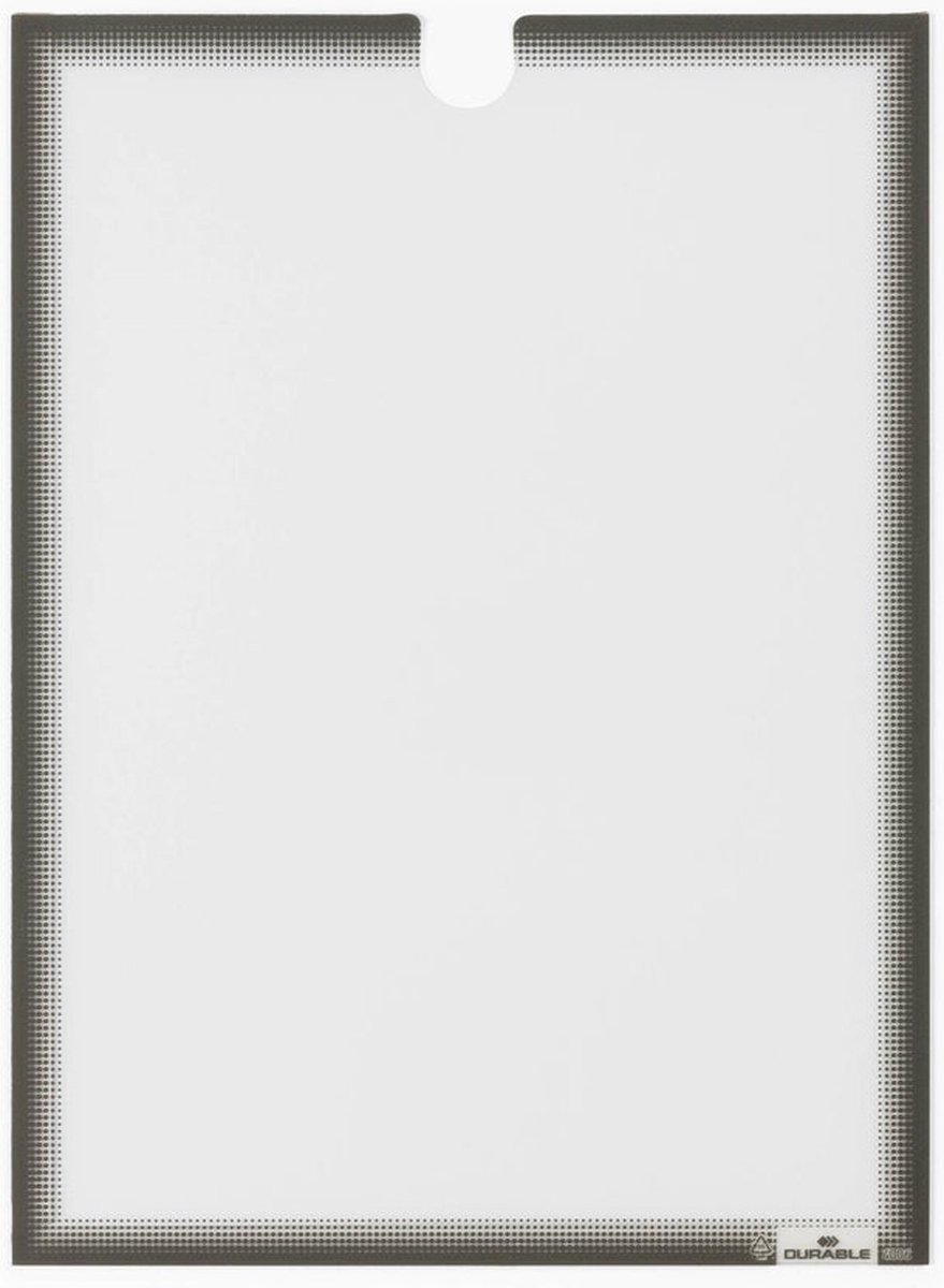 Durable 400657 Dokumentholder Antracit (B x H x T) 236 x 323 x 0.27 mm A4 stående, A4 liggende