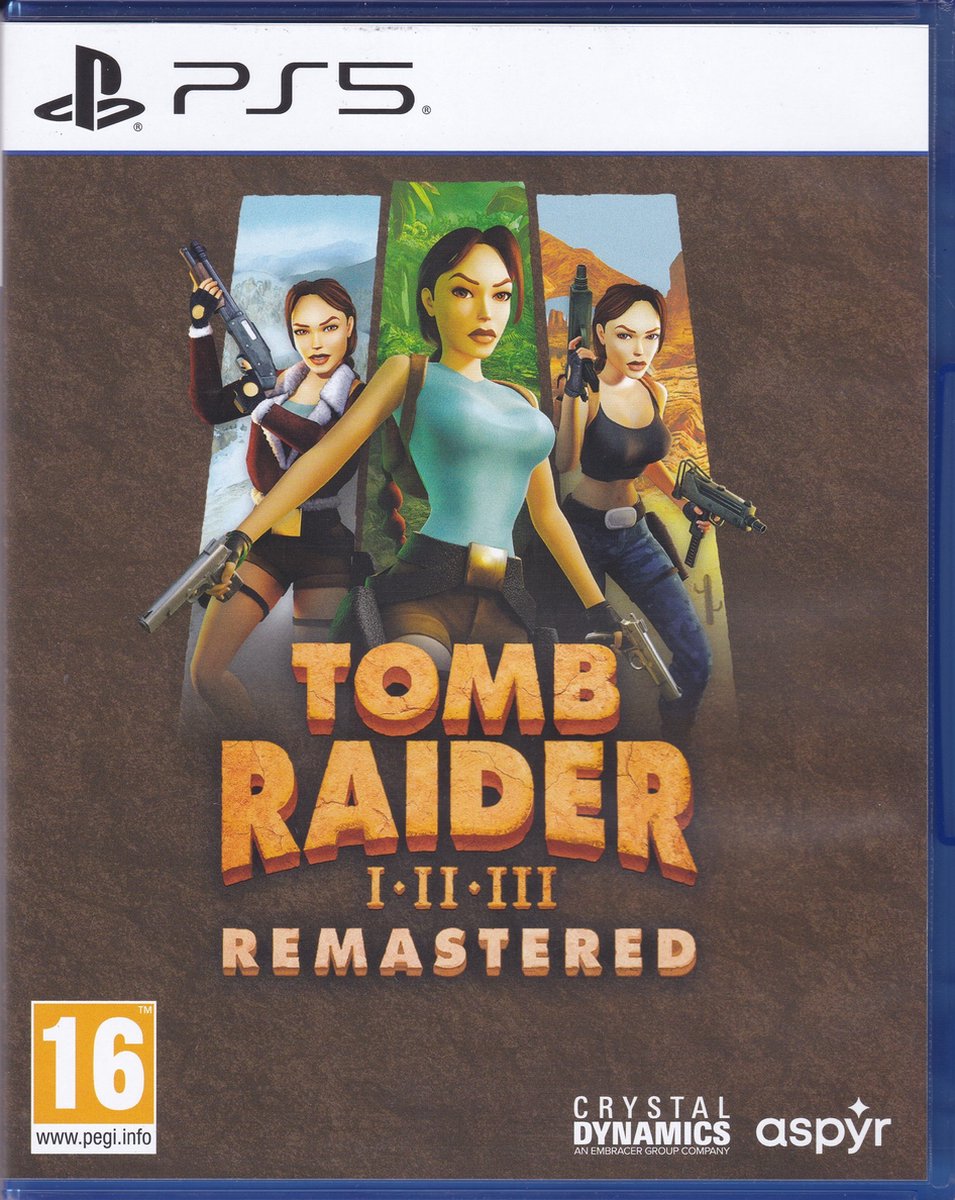Tomb Raider I-III Remastered - Sony PlayStation 5 - Action / äventyr