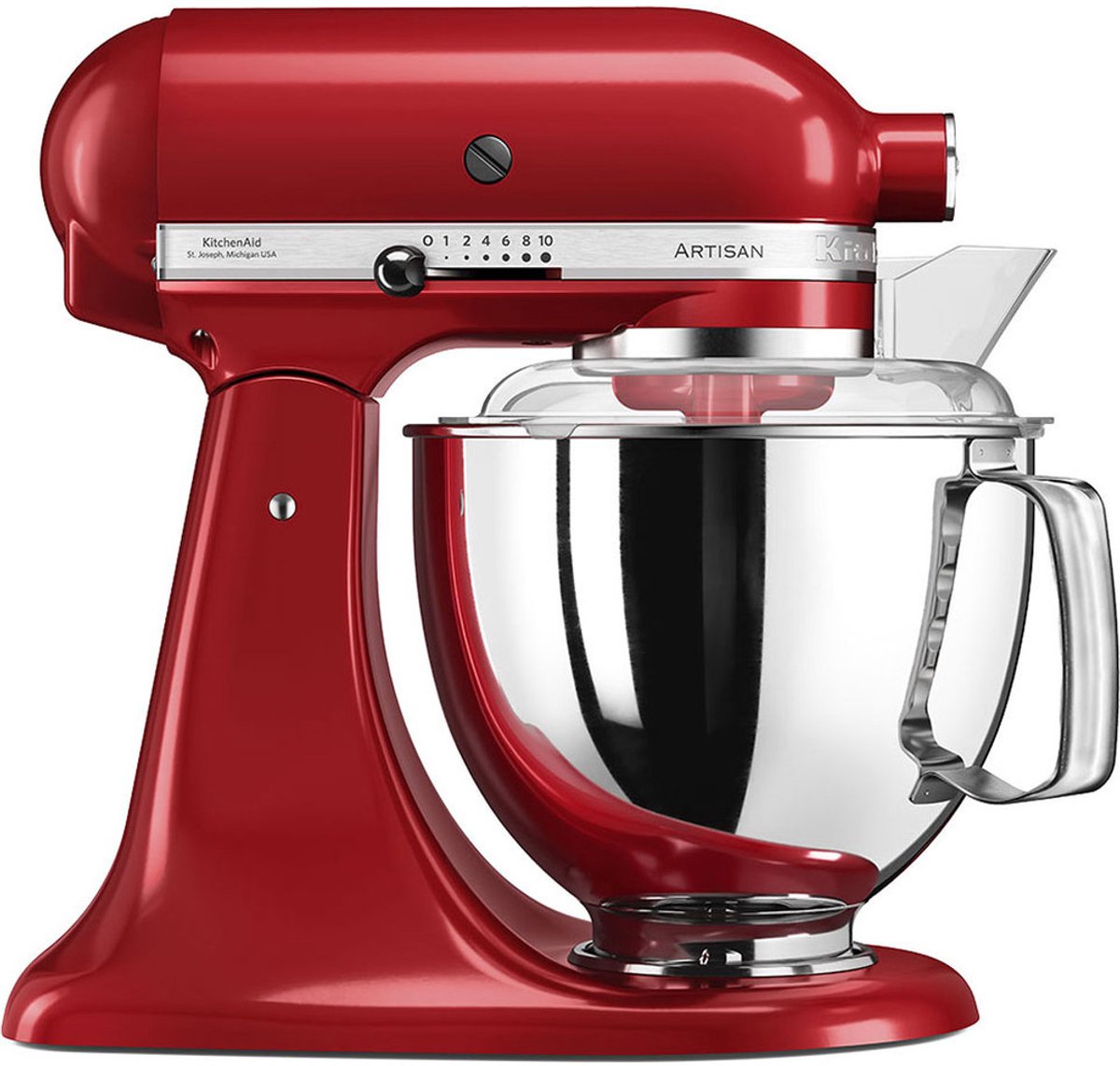 KitchenAid Køkkenmaskine 5KSM175PSEER Artisan 4.8L - Rød