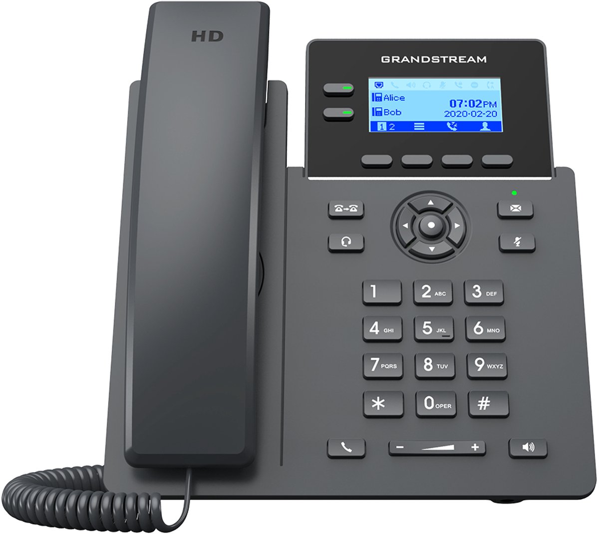 Grandstream GRP2602G - VoIP phone - 5-way call capability