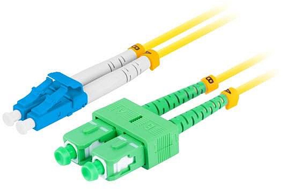 Lanberg patch cable - 1 m - yellow - Gul