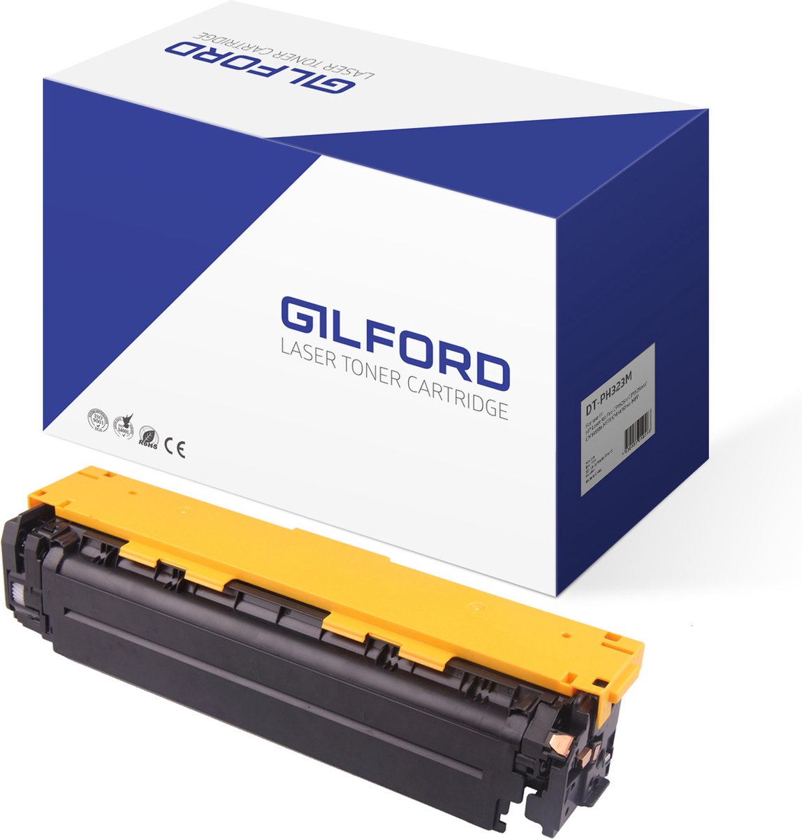 Gilford Toner Magenta 1.3k - Ce323a Alternativ Till: Ce323a