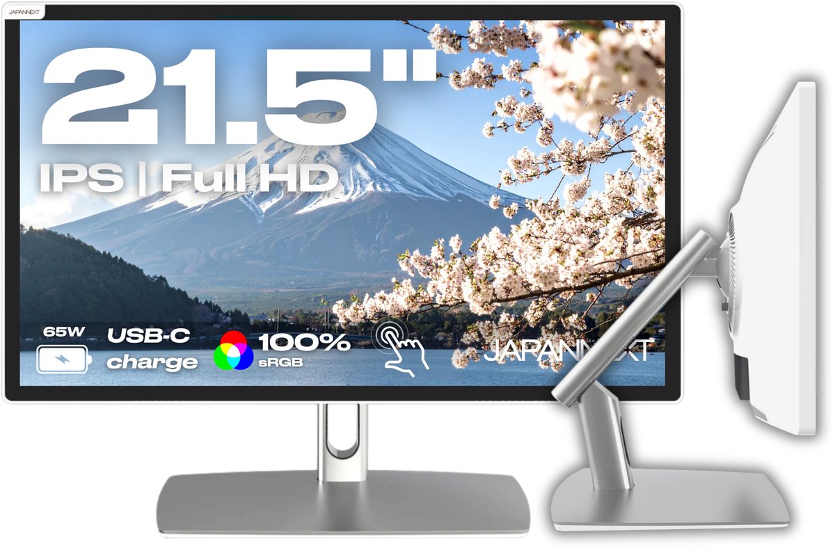 JAPANNEXT  Monitor LED  ERP E (A - G) 54.6 cm (21.5 pollici) 1920 x 1080 Pixel 16:9 8 ms  IPS LED