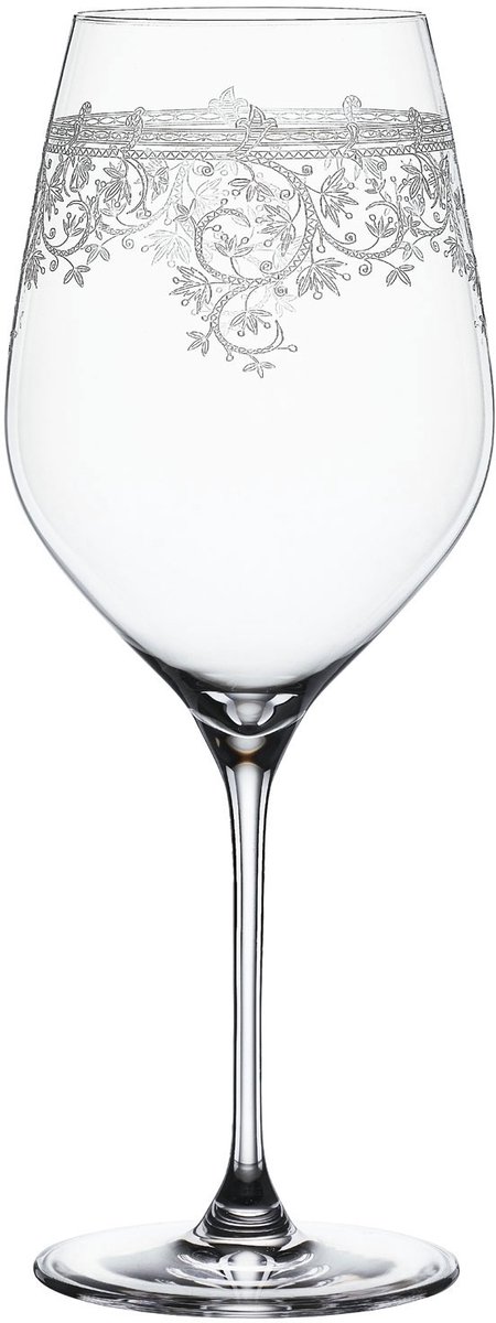 Spiegelau Bicchiere da vino rosso bordeaux Arabesque 81 cl confezione da 2 Trasparente