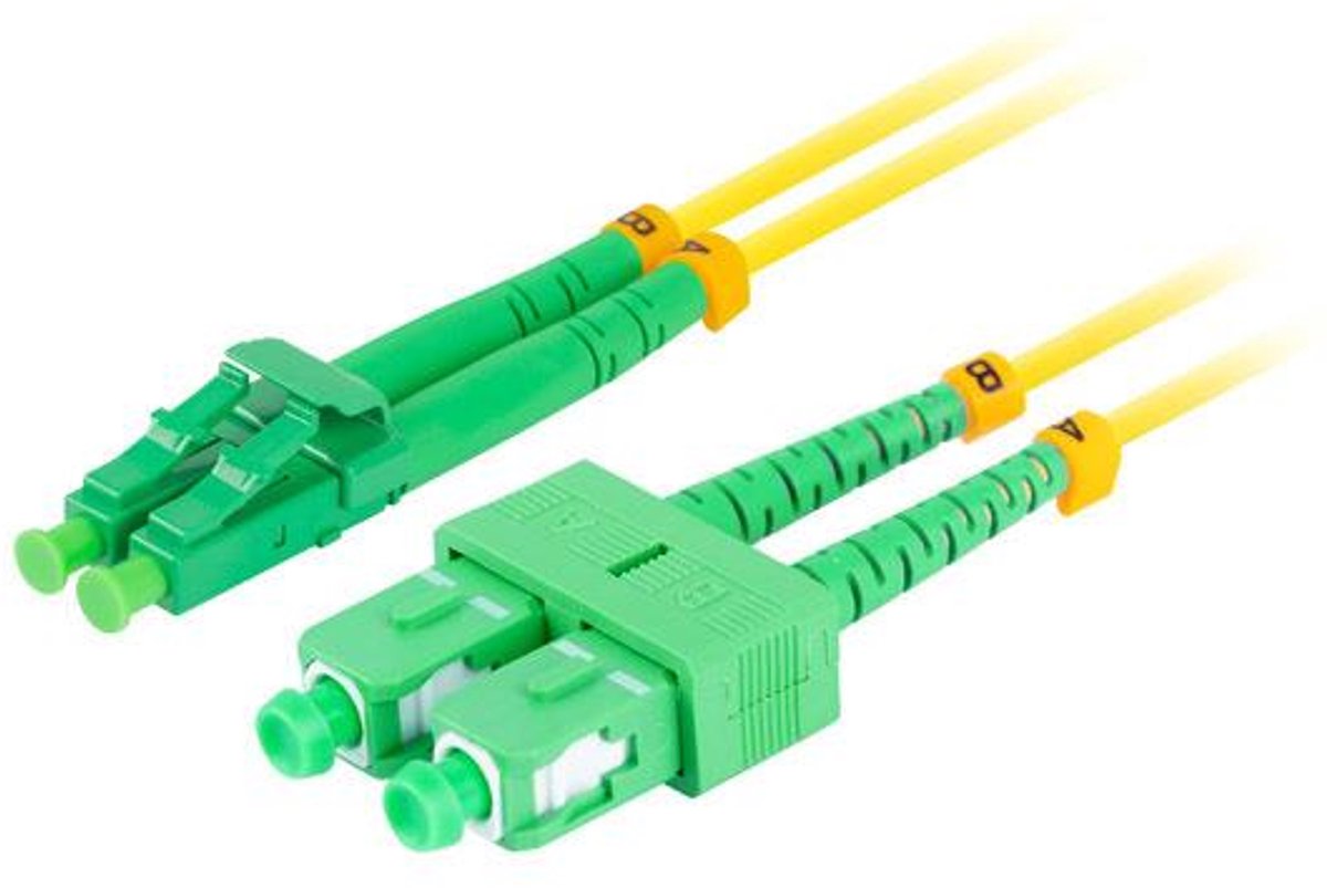Lanberg patch cable - 1 m - yellow - Gul