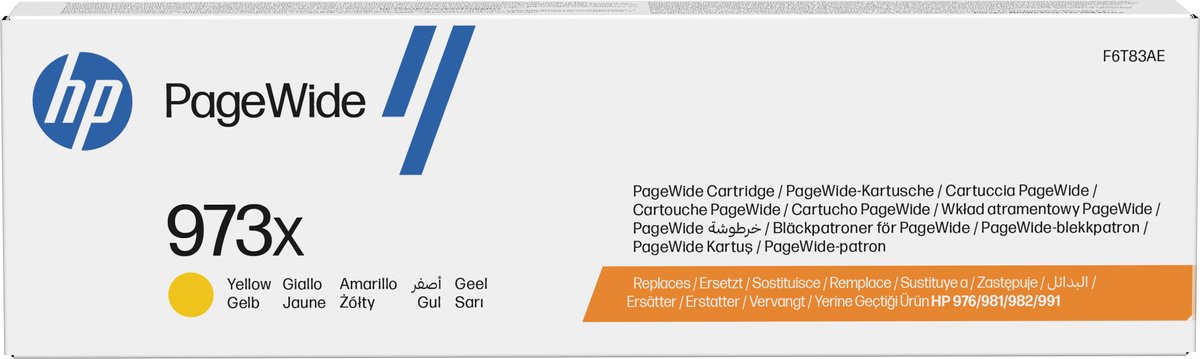 HP 973X / F6T83AE High Capacity Yellow Ink