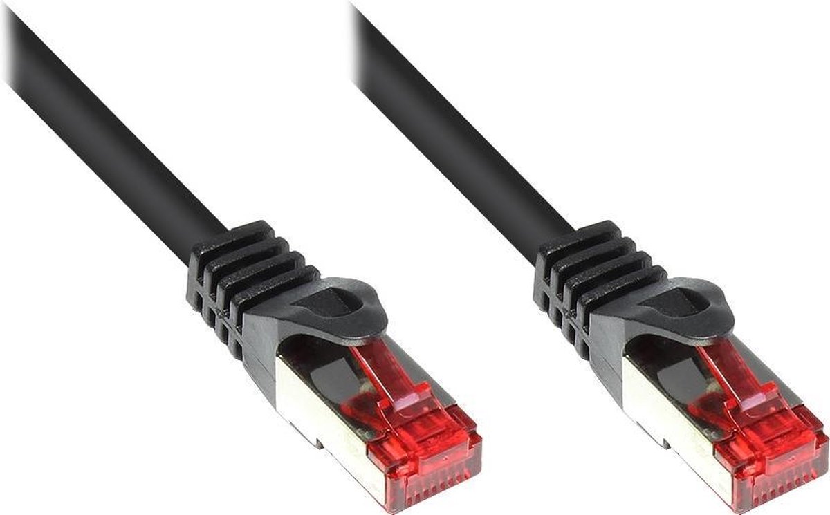 Alcasa electronik Good Connections RNS patch cable - 1 m - black - Sort - 1m