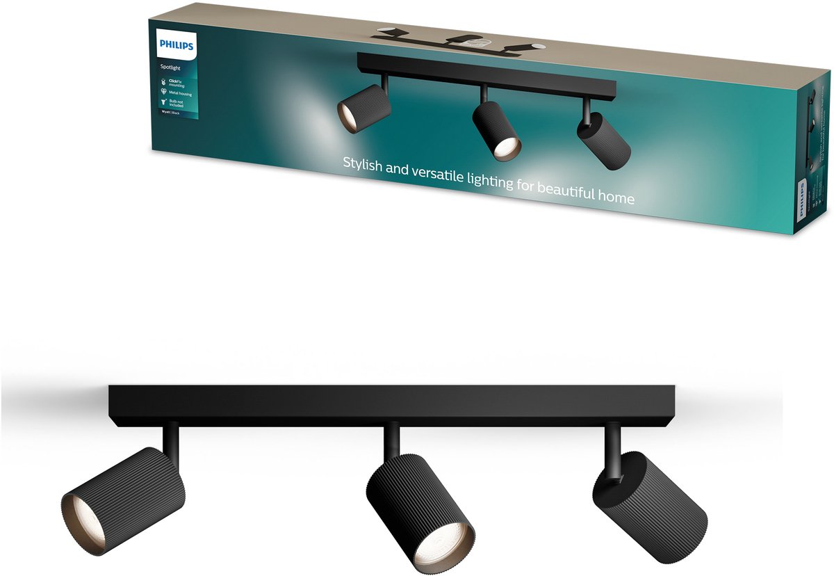 Philips 8721103143433 Faretto da soffitto LED (monocolore) GU10 Nero