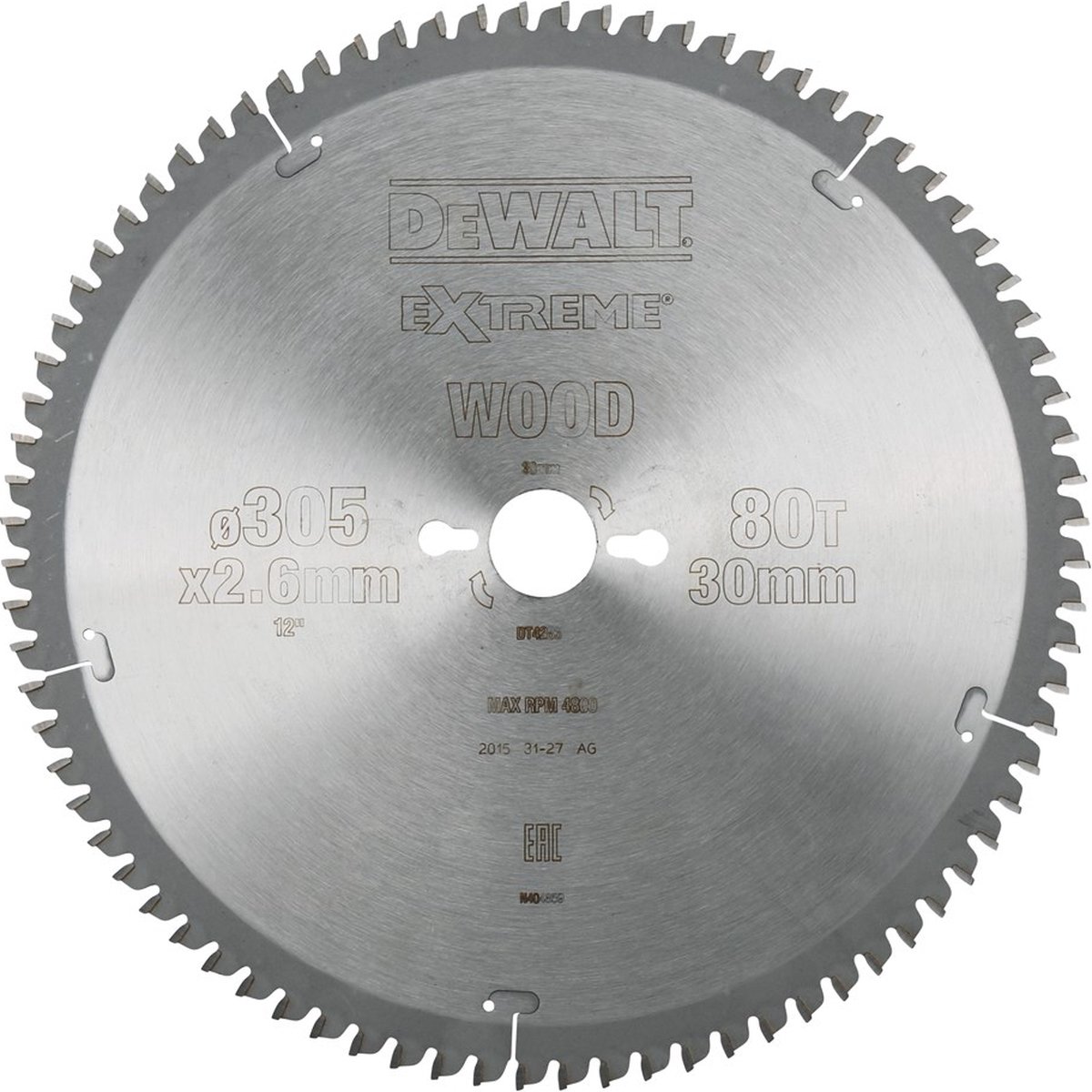 DEWALT DT4283-QZ Cirkelsågblad 1 st