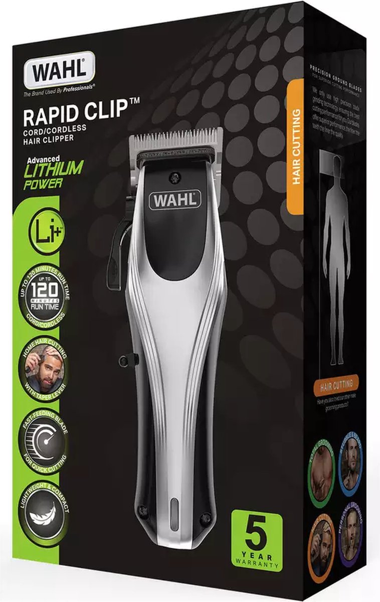 Wahl Hårtrimmer Rapid - Silver