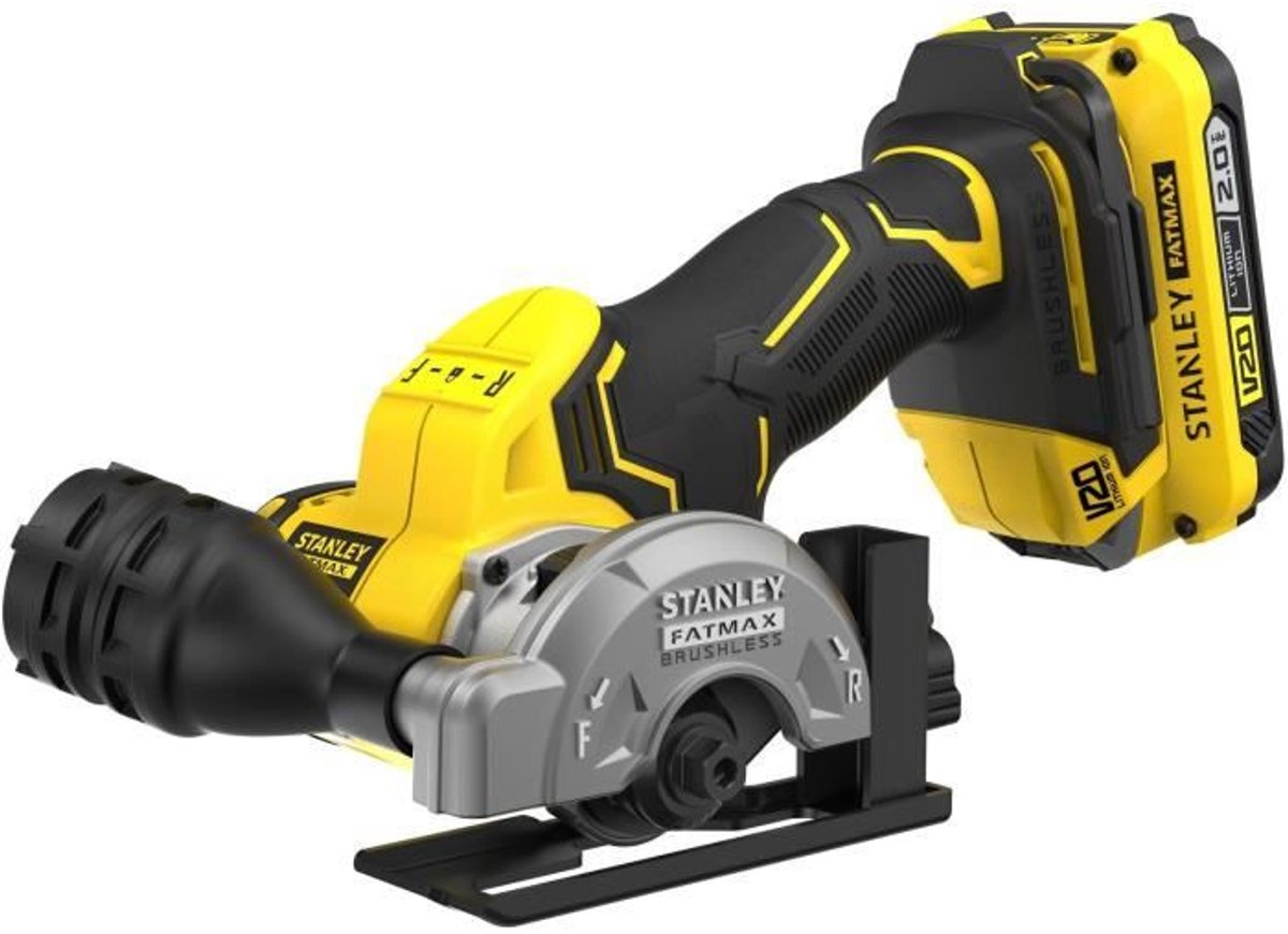 STANLEY V 20 SFMCM300D2-QW Batteridriven multiskärare inkl. 2x batterier, inkl. laddare
