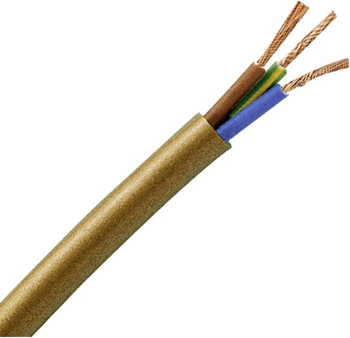 Kopp 152325008 Slangledning H03VV-F 3 x 0.75 mm² Svart 25 m
