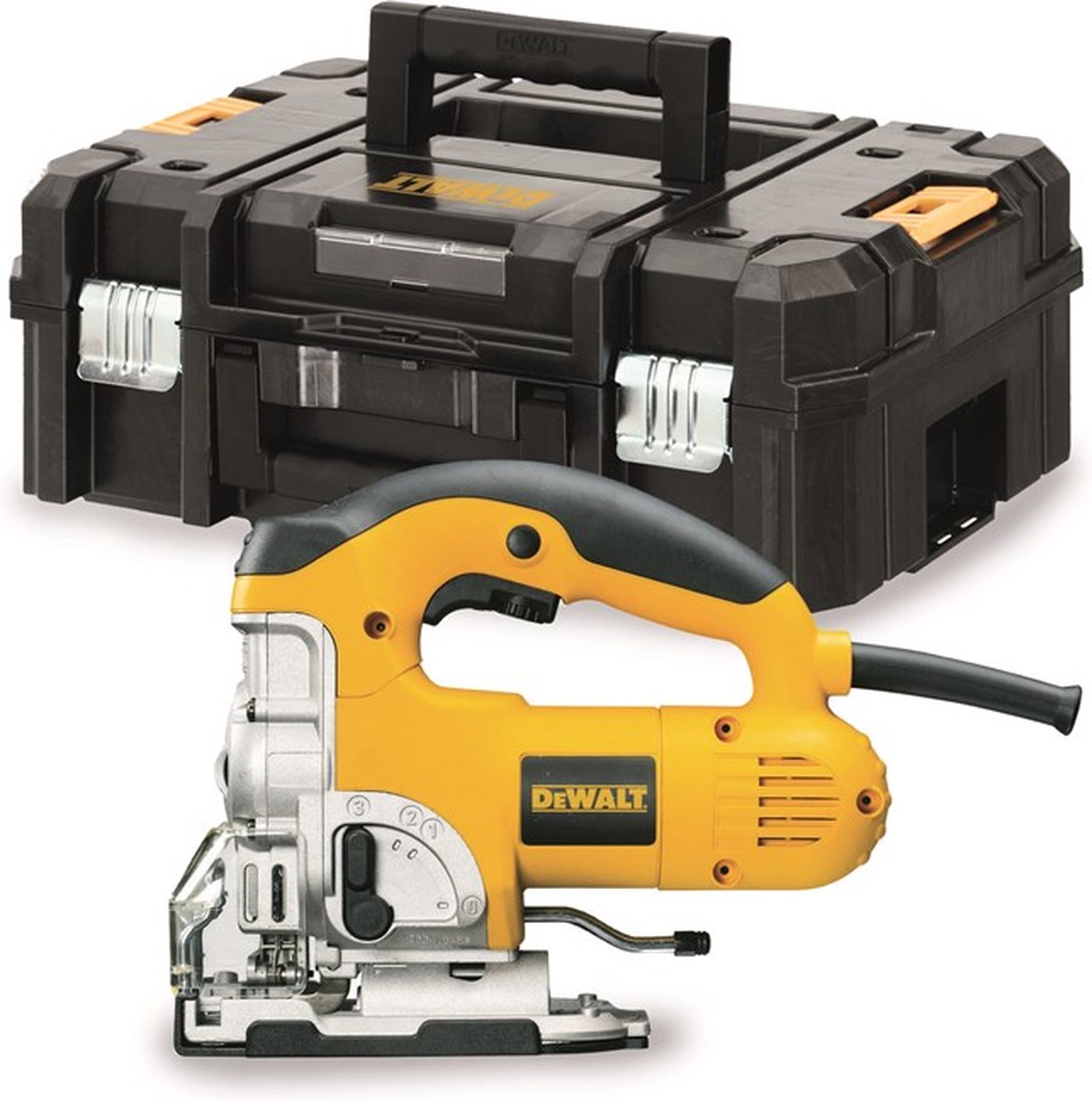 DEWALT DW331KT-QS Sticksåg DW331KT-QS 701 W