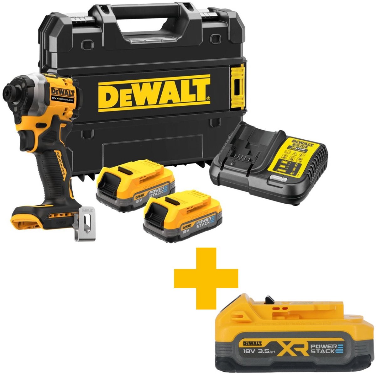 DEWALT DCF850E2T-QW DCF850E2T-QW Slagskruvdragare batteri borstfri