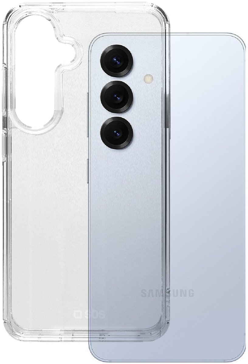 sbs mobile Cover Samsung Galaxy S25 Transparent Stöttålig TED3OCOVSAS25