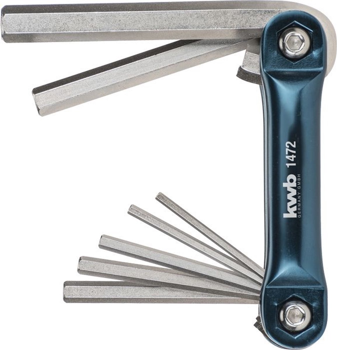 kwb Hexagon skiftnyckel 2 mm, 2.5 mm, 3 mm, 4 mm, 5 mm, 6 mm, 8 mm, 10 mm 7 delar