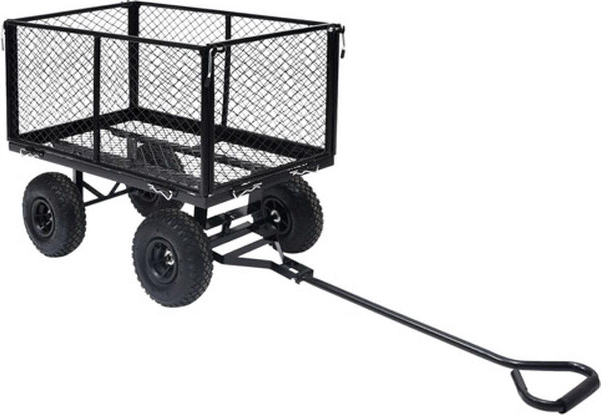 Gartenkarre Schwarz 350 kg
