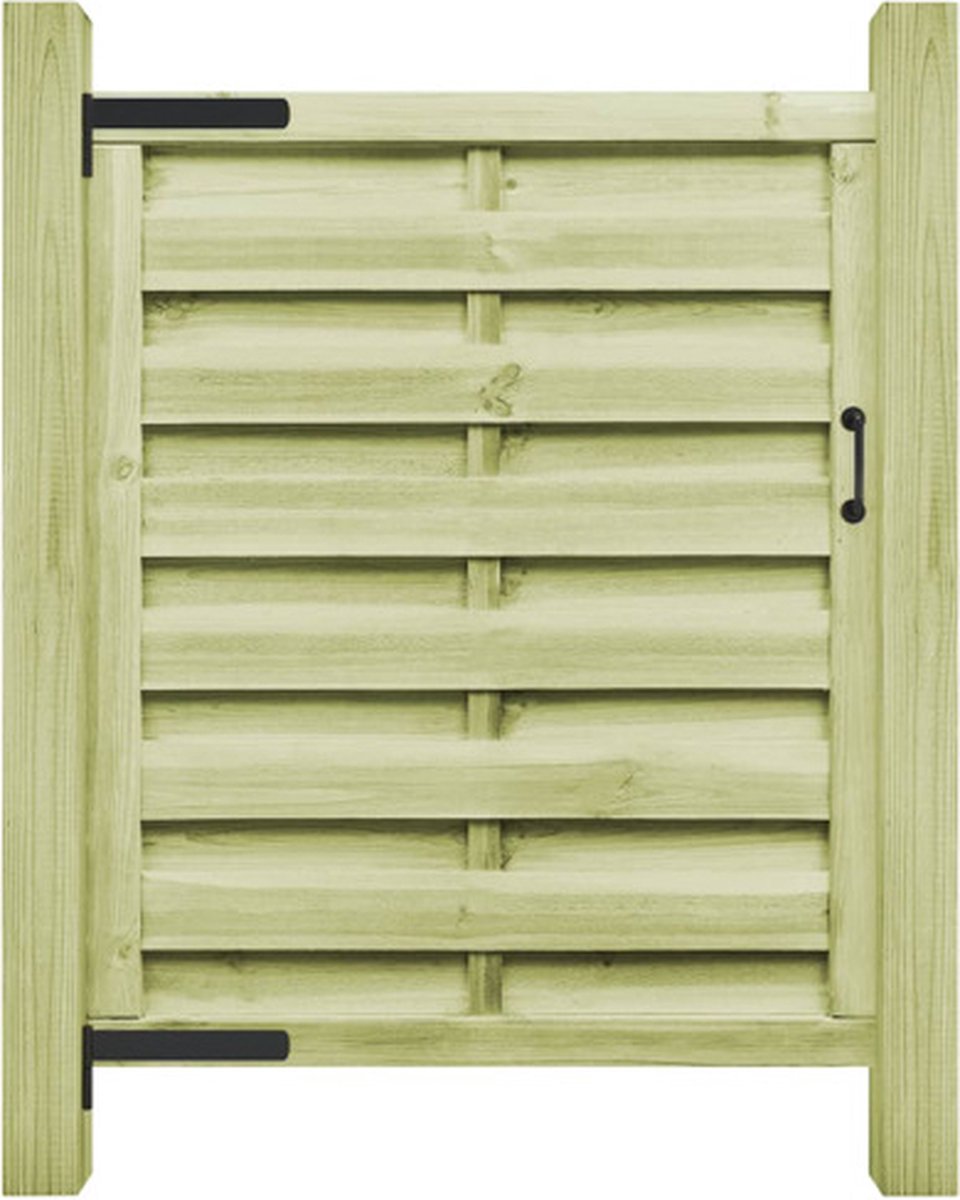 Gartentor kesseldruckimprägniertes Kiefernholz 100 x 125 cm Grün
