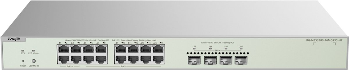 Ruijie Networks RG-NBS3300-16MG4XS-HP RG-NBS3300-16MG4XS-HP