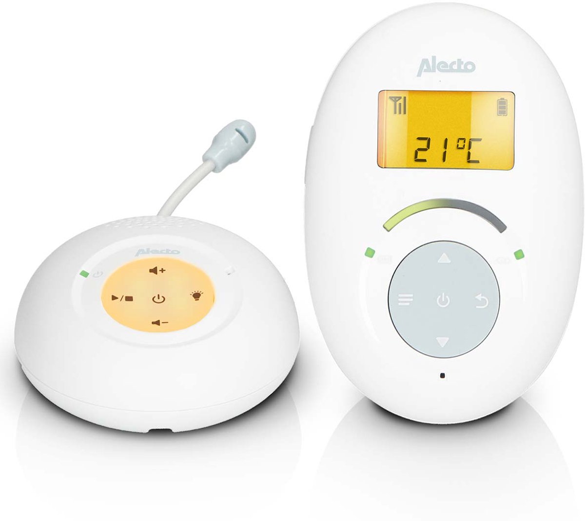 Alecto DBX120 Full Eco Audio DECT Baby Monitor White / Blue
