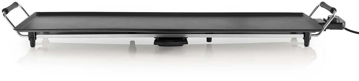 Electric Non Stick Teppanyaki Table Top Grill Griddle Plate BBQ with Drip Tray - 90cm x 23cm