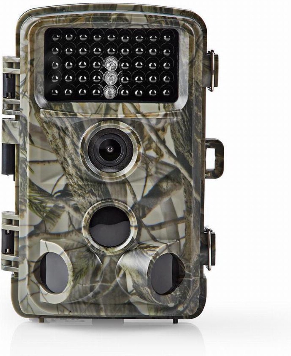 Nedis Wildlife Camera | 1080p@30fps | 16.0 MPixel | 5 MPixel CMOS | IP56 | Black No-Glow IR | Night vision | Viewing angle: 90 ° | Motion sensor | Dete