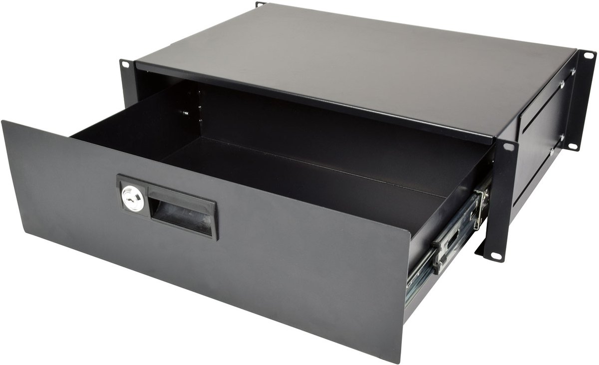 Adastra Rack Cabinets 19" Lockable Rack Drawer 3U