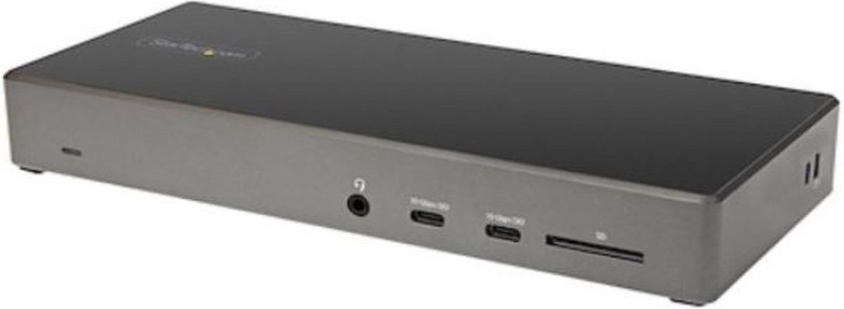 StarTech.com USB C Dock - Triple 4K Monitor USB Type-C Docking Station - 100W Power Delivery - DP 1.4 Alt Mode & DSC, 2x DisplayPort 1.4/HDMI 2.0 - 6xUSB (2x 10Gbps), SD - Windows/Chrome