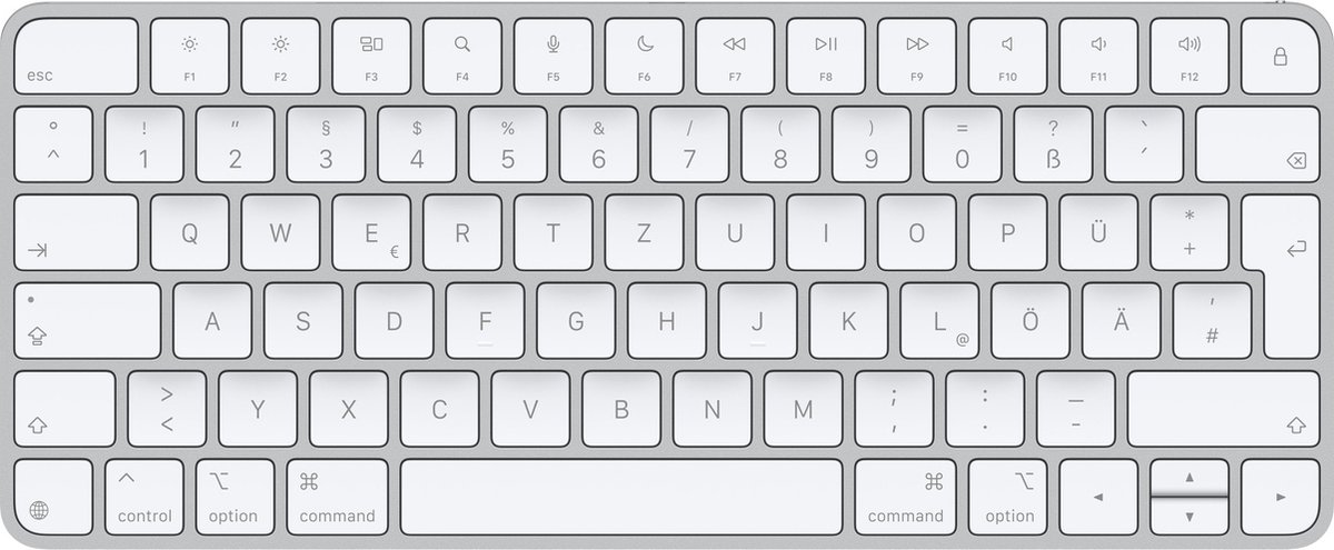 Apple Magic keyboard Universal USB + Bluetooth QWERTZ German White