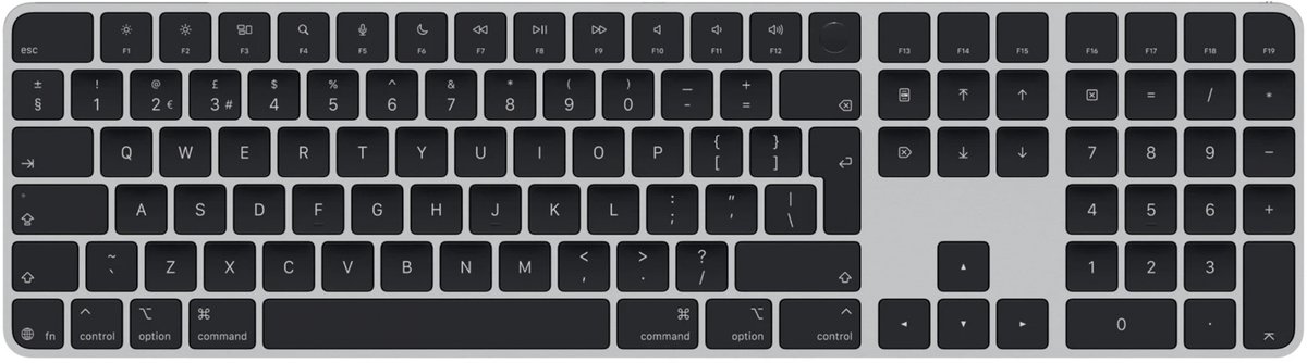Apple Magic keyboard Universal USB + Bluetooth QWERTY UK English Black